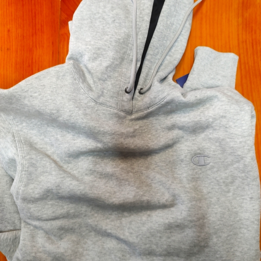 Champion Men's Gray Hoodie Sz Small